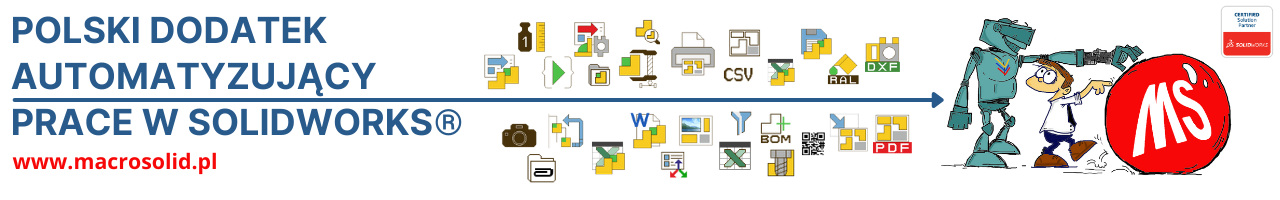 Polski dodatek automatyzujący prace w SOLIDWORKS